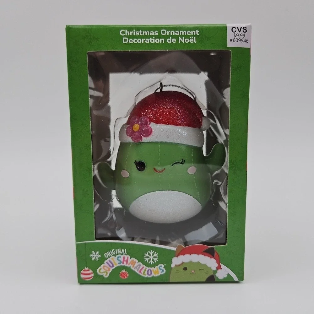 2023 Kurt Adler Original Squishmallows Maritza‎ Cactus Christmas Ornament New